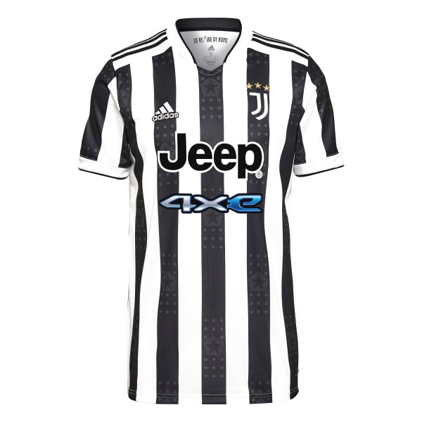 Trikot Juventus Heim 2021-22 Weiß Schwarz Fussballtrikots Günstig